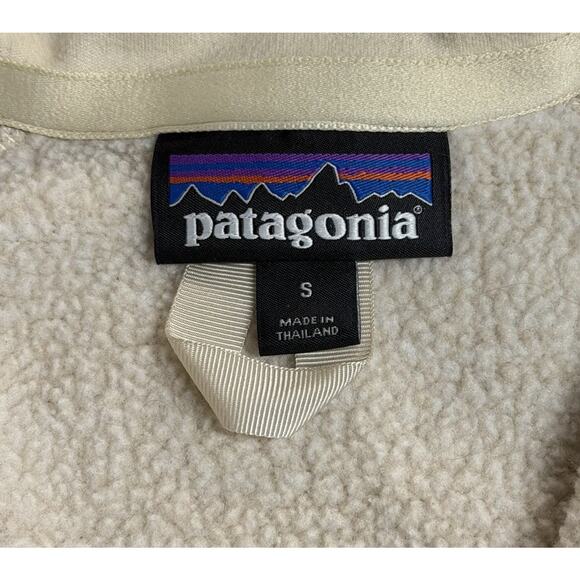 Patagonia Better Sweater Fleece 1/4 Zip Pullover Top Women's Small Oyster White - Picture 5 of 13